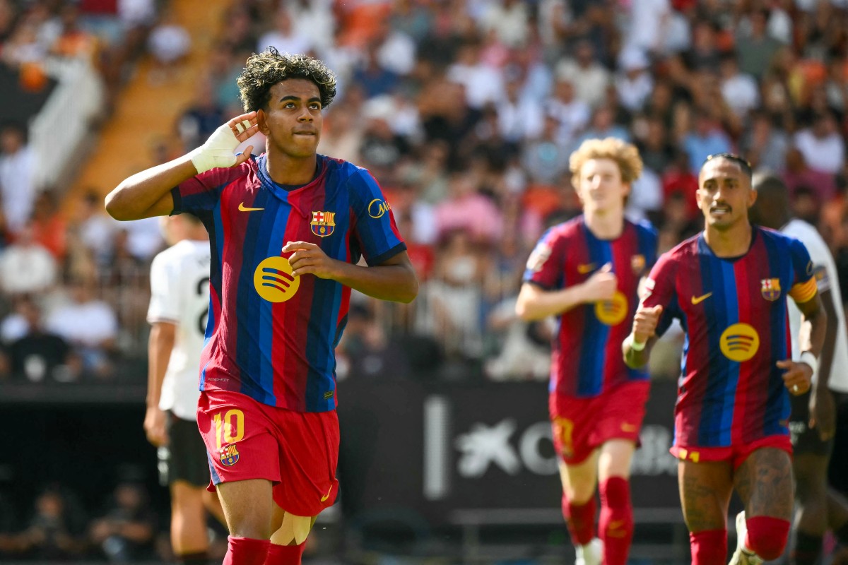 Lamine Yamal lidera la goleada 5-0 del Barcelona al Valencia